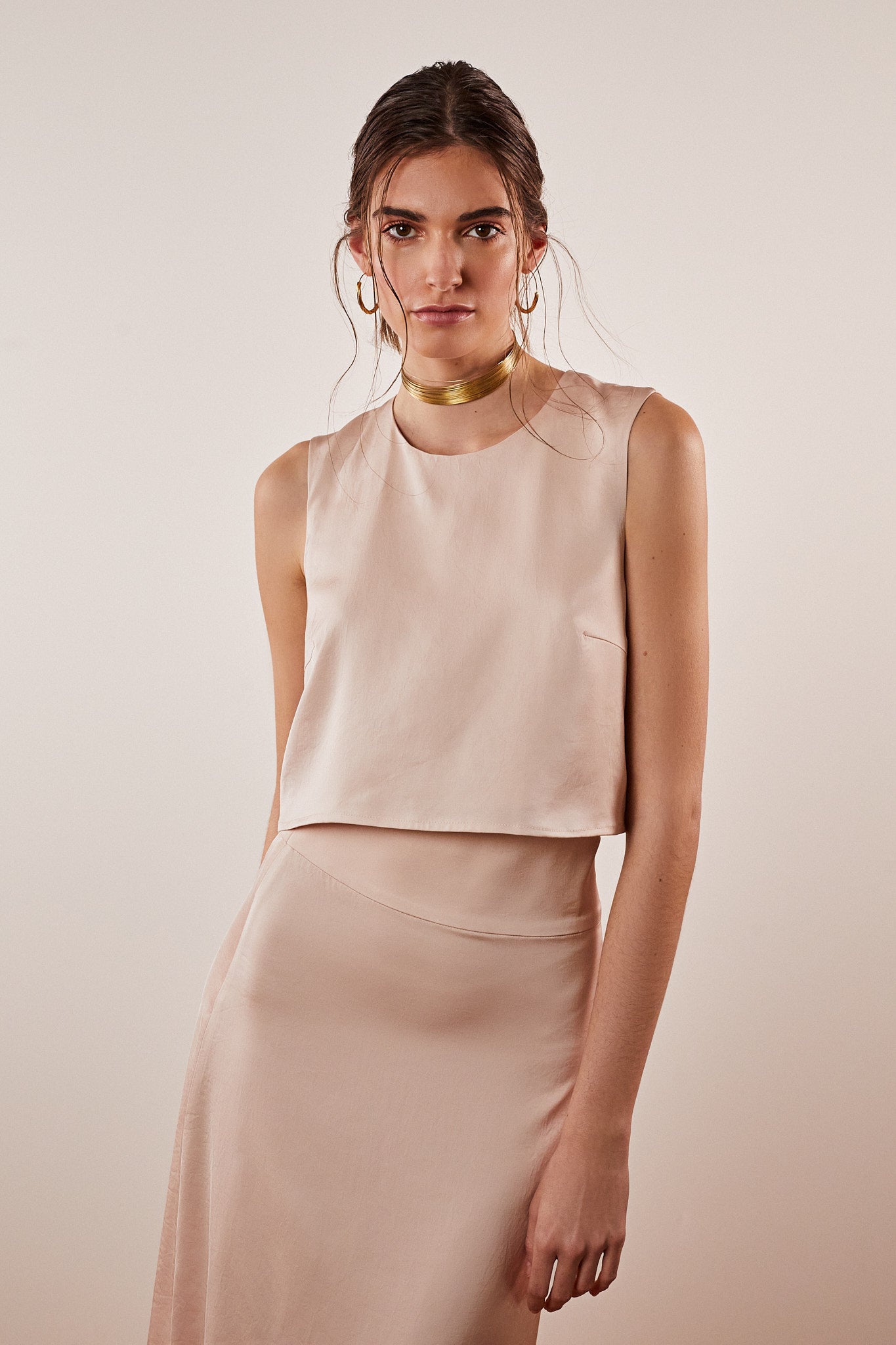Croptop-rose-front Alina Klemm Top Damenbekleidung Hamburg