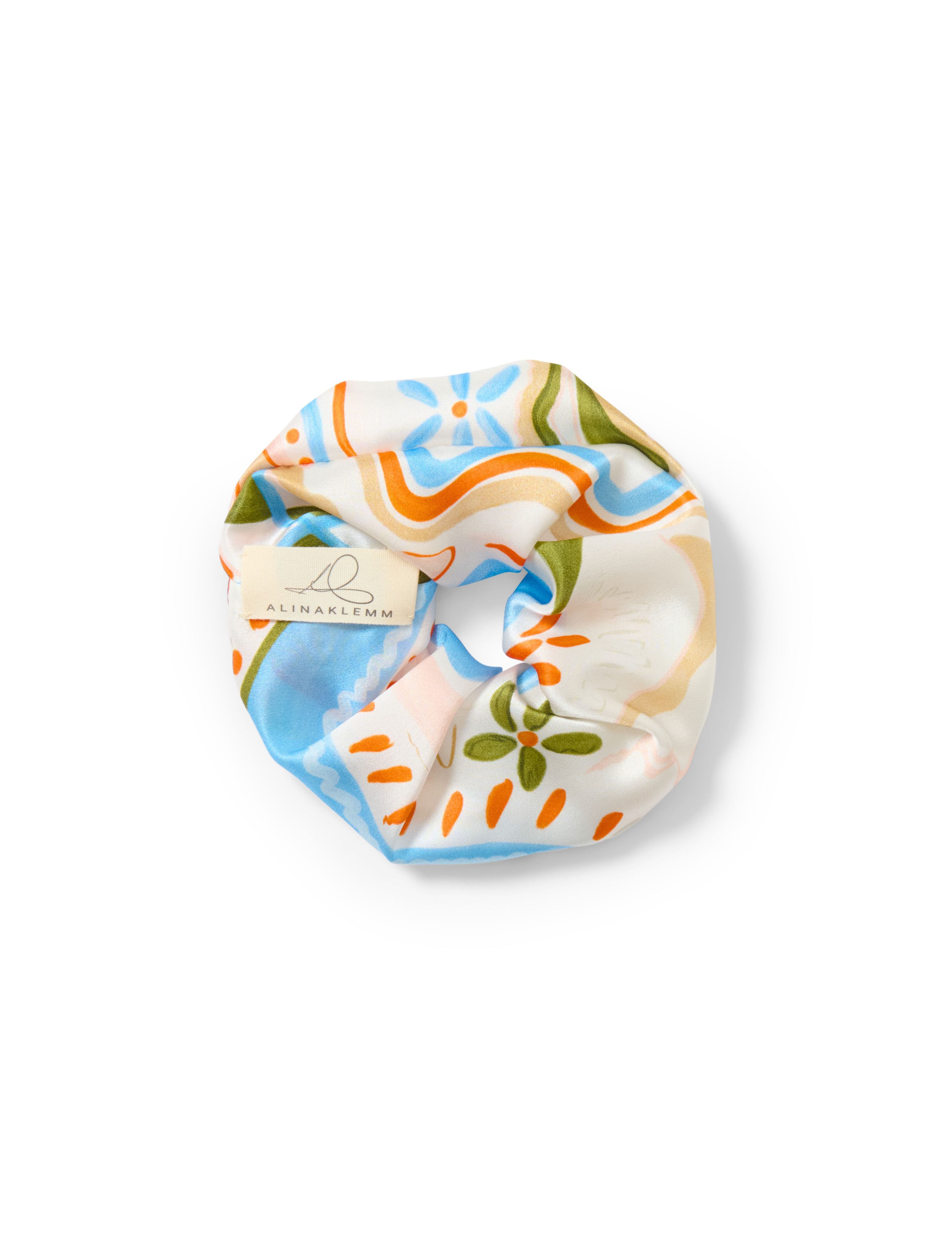 Scrunchie Seide Seidenaccessoire ALINA KLEMM creme
