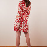 Sommerkleid-Festivedress-floralred-back rot festlich
