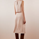Taillenrock-rose-back Rock Alina Klemm rosa Hamburg Modedesigner