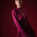 Midikleid sweet plum