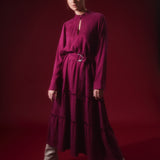 Midikleid sweet plum