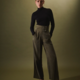 Taillenhose Alina Klemm soft olive Hose Damenbekleidung