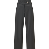 Taillenhose black wool