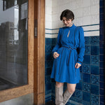 ALINA KLEMM Festliches Kleid blau Fotostrecke 
