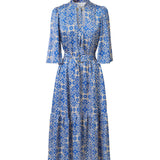 Alina Klemm Damenmode Kleid blue satin