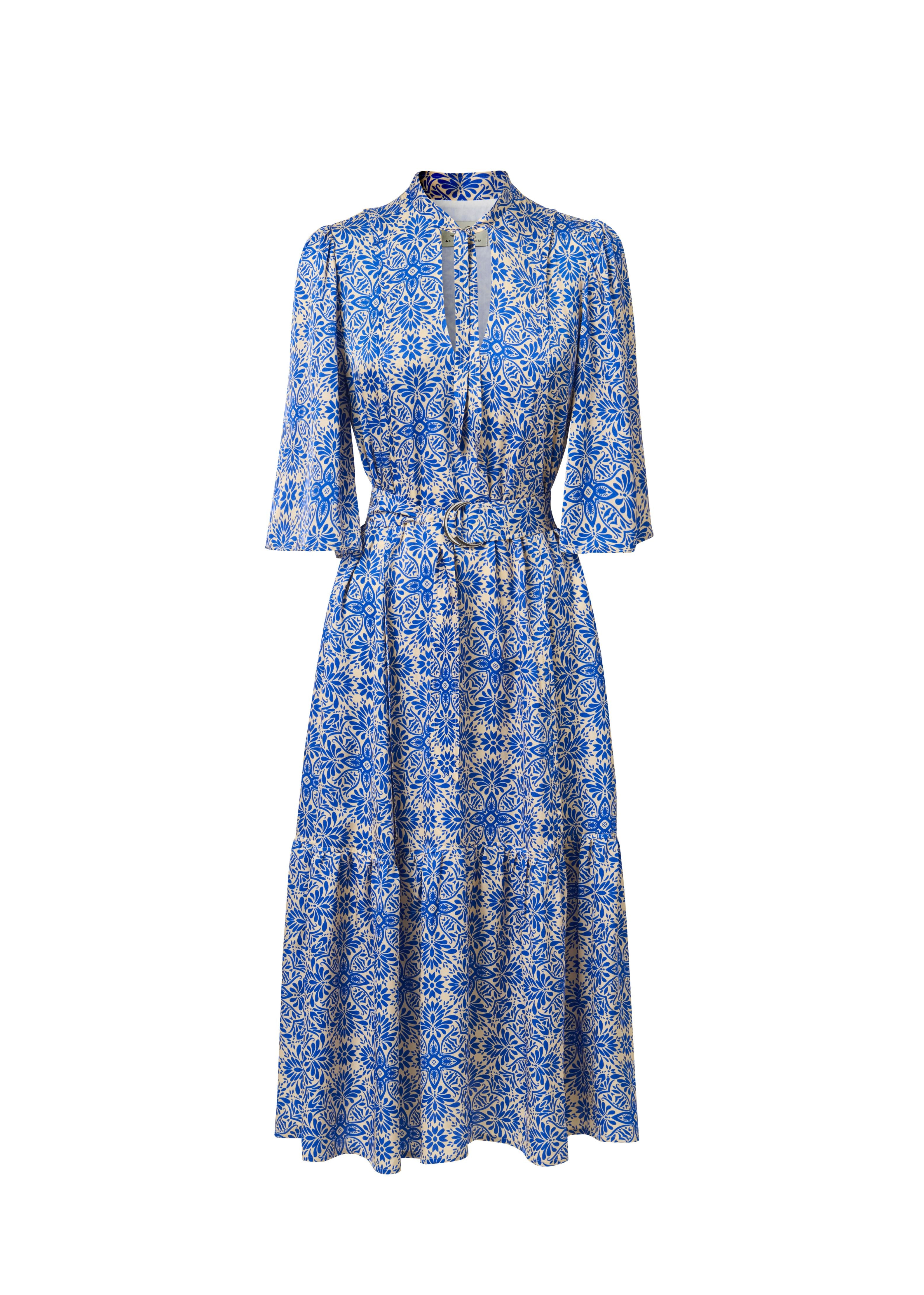 Alina Klemm Damenmode Kleid blue satin