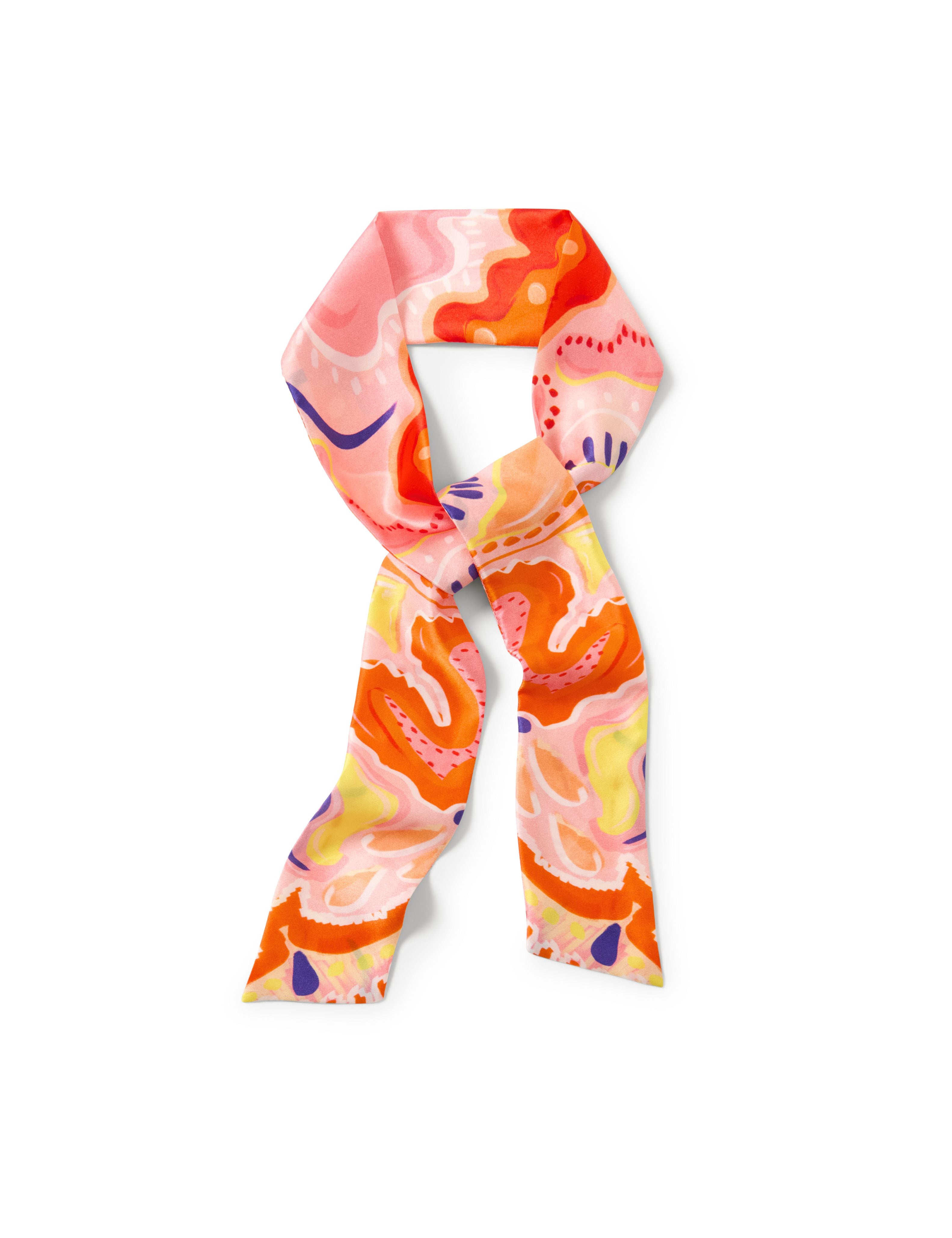 Alina Klemm Seidenband rosa bunt Accessoire Hamburg