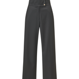 Alina_Klemm_Taillenhose_black_wool Hose Damenbekleidung