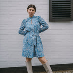 Alina Klemm festliches Kleid blau Damenbekleidung festivedress blue bird