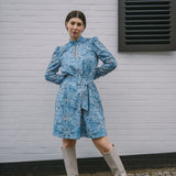 Alina Klemm festliches Kleid blau Damenbekleidung festivedress blue bird