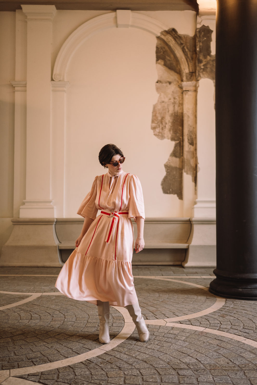 Alina Klemm festliches Kleid rosa Damenbekleidung Romanticdress 