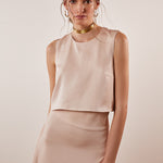 Croptop-rose-front Alina Klemm Top Damenbekleidung Hamburg