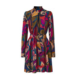 Festivedress warm flowers Alina Klemm festliches Kleid Damenbekleidung