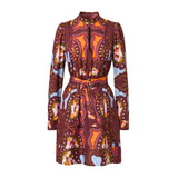 Festliches Kleid ALINA KLEMM Burgundy weinrot