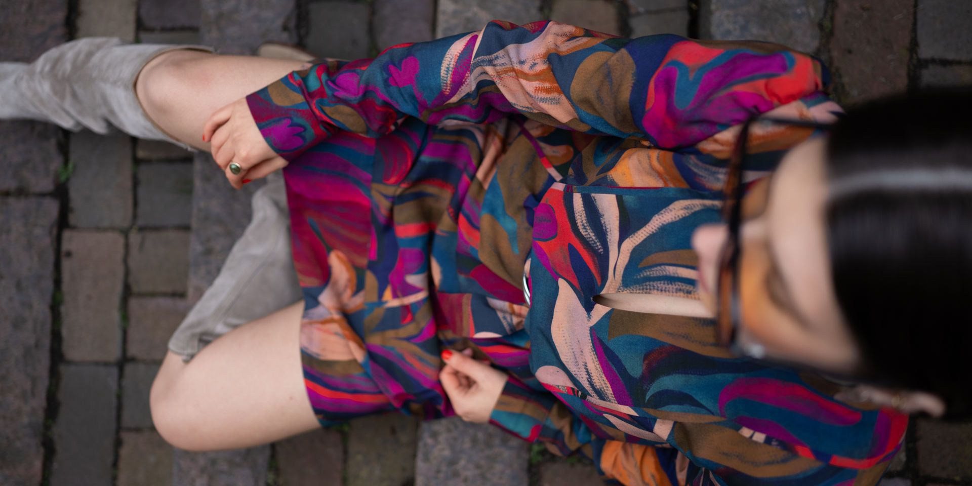 Festliches Kleid Alina Klemm Damenbekleidung warm flowers