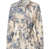 Hemdbluse Alina Klemm blue denim flowers Bluse Damenbekleidung