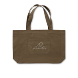 Tote Bag khaki wild flowers