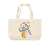 Tote Bag offwhite wild flowers