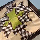 Seidentuch aubergine