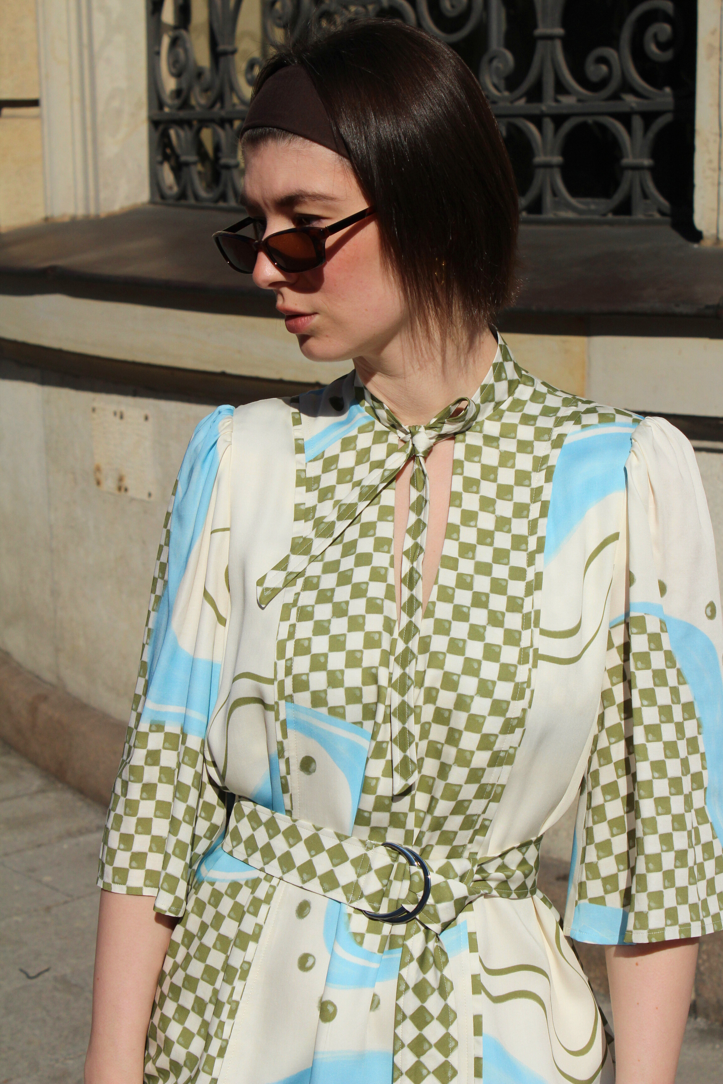 Kleid HOCHZEITSGAST kariert blau