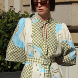 Kleid Sommer Hochzeit blau