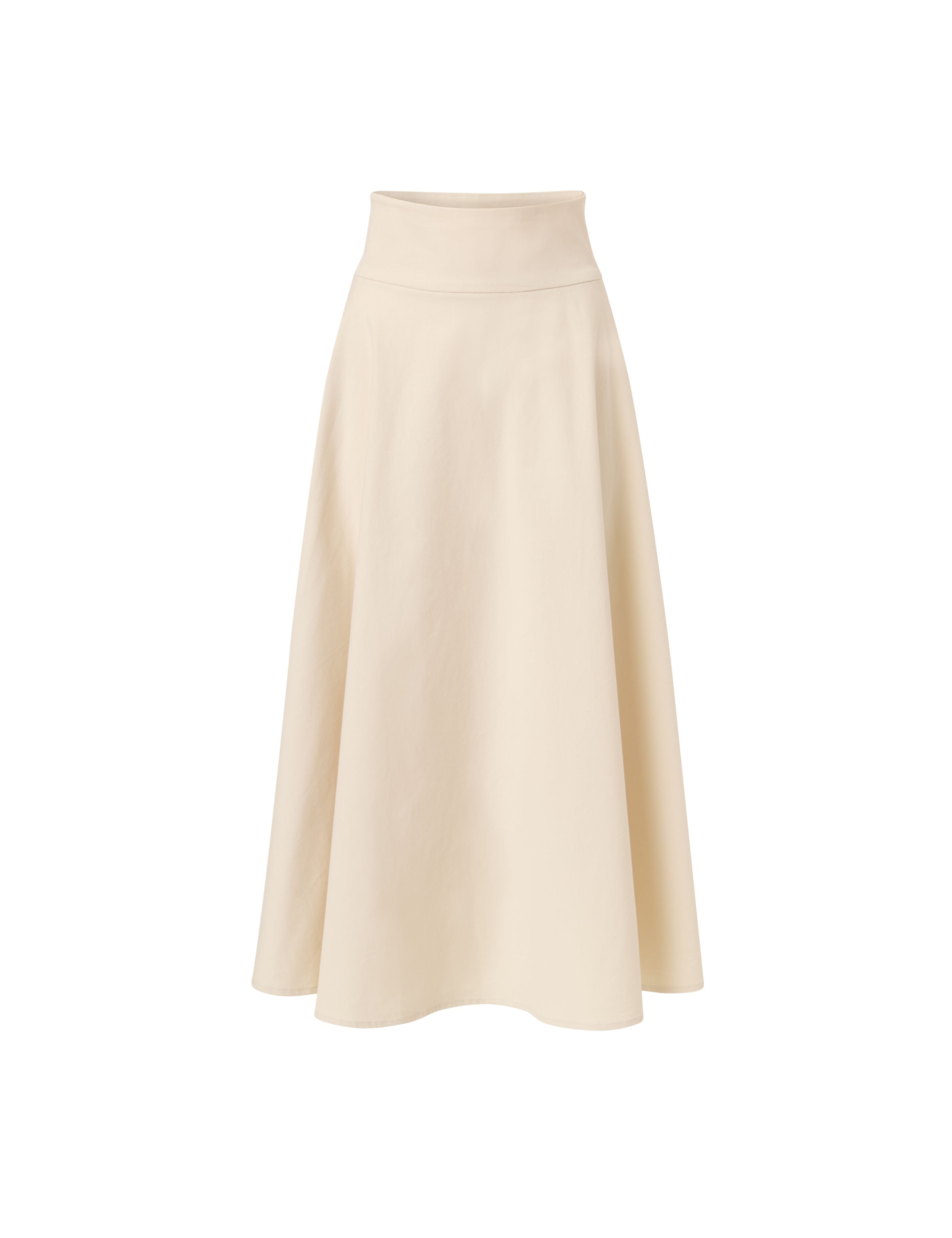 ausgestellter Maxirock beige von Alina Klemm