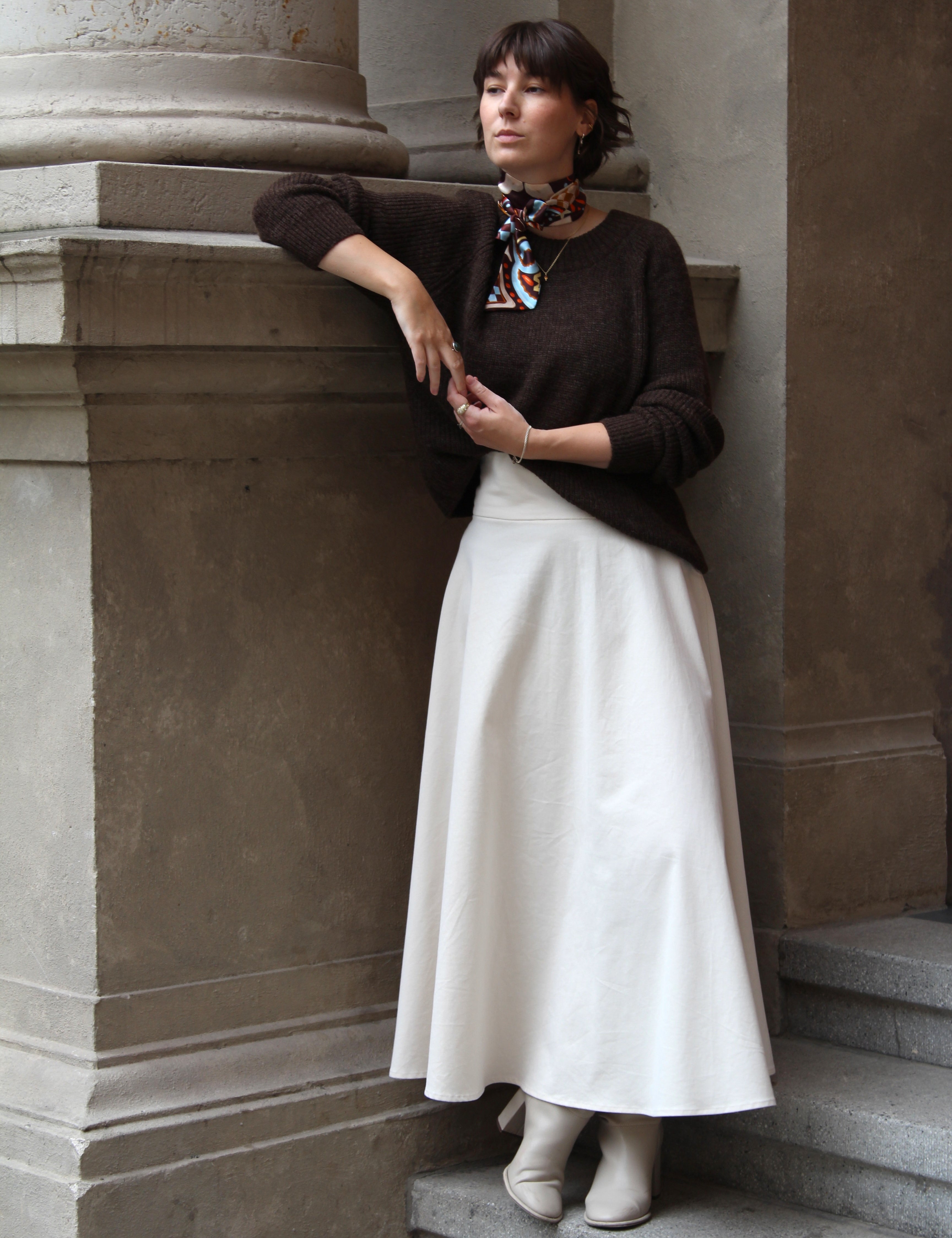 Maxirock in beige von Alina Klemm