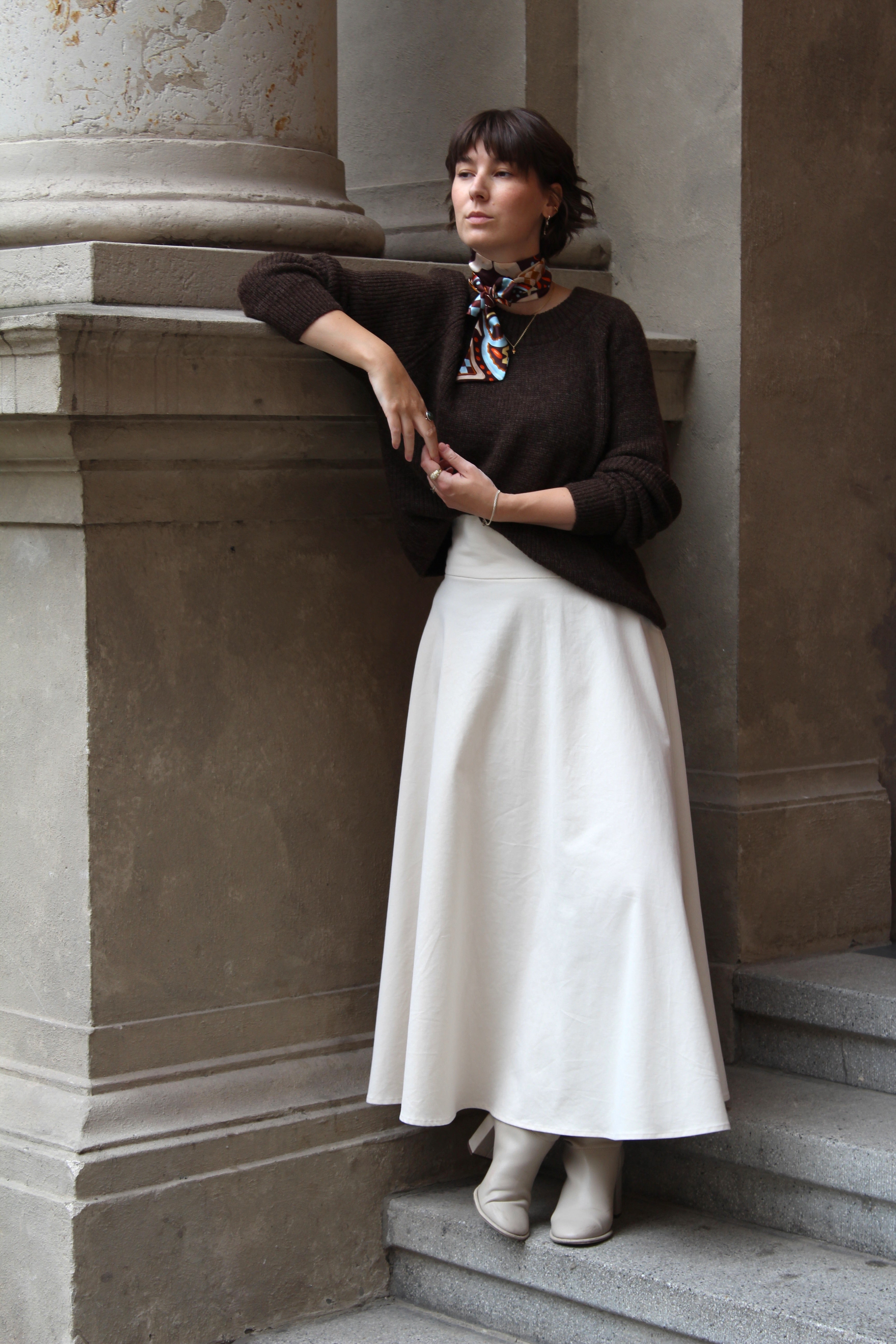 Maxirock in beige von Alina Klemm