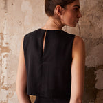 Croptop soft black back