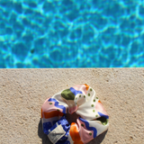 Scrunchie Seide Sommer bunt