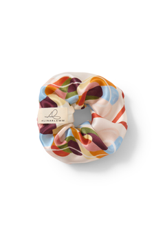 Seiden Scrunchie bunt gemustert Produktbild