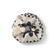 Seiden Scrunchie schwarz beige gemustert Produktbild