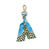 Seidenanhaenger Tasche blau grün 