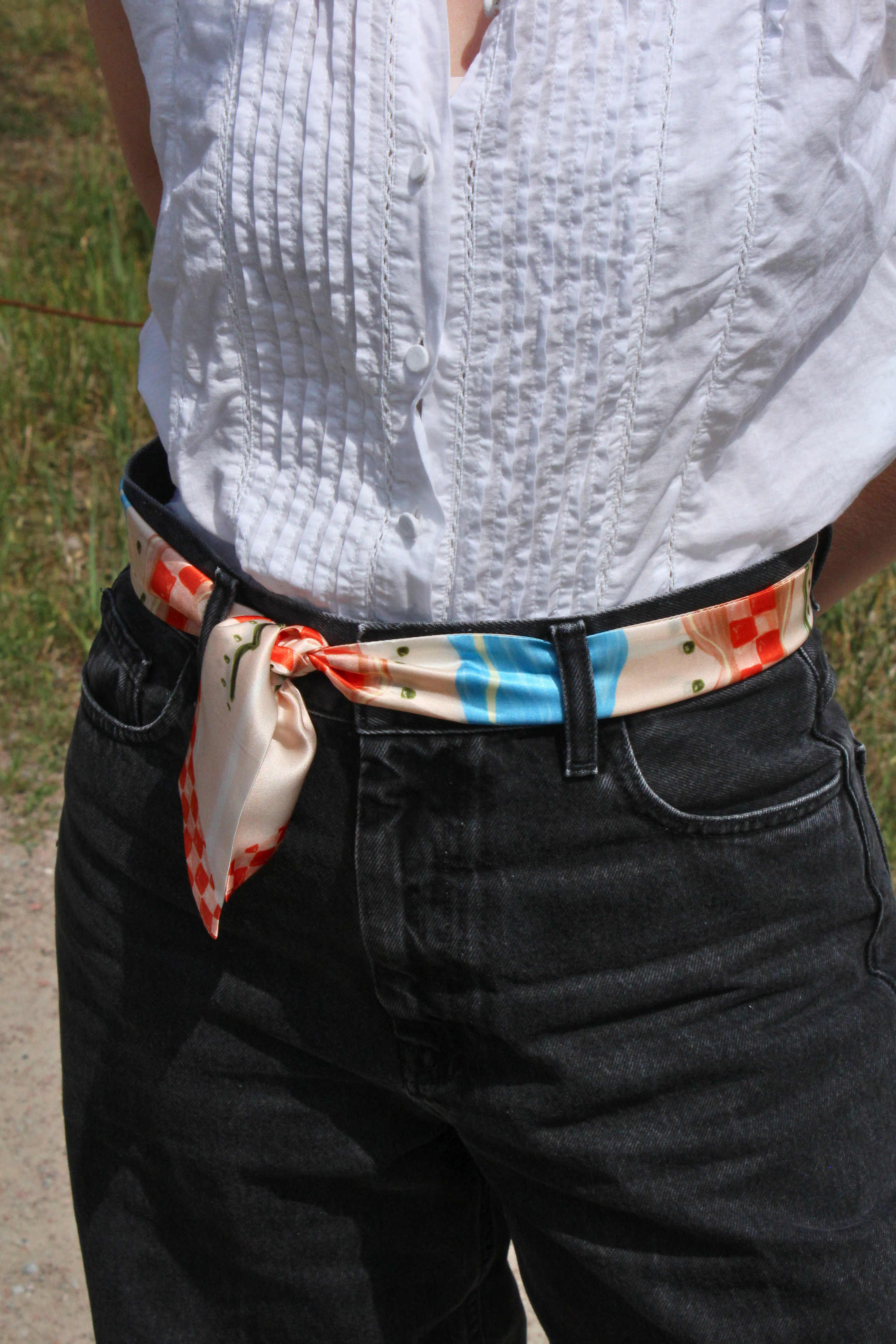 Seidenband Guertel accessoire