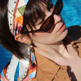 Seidenband als Haarband bunt