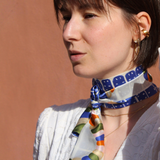 Seidenband blau tragevariante