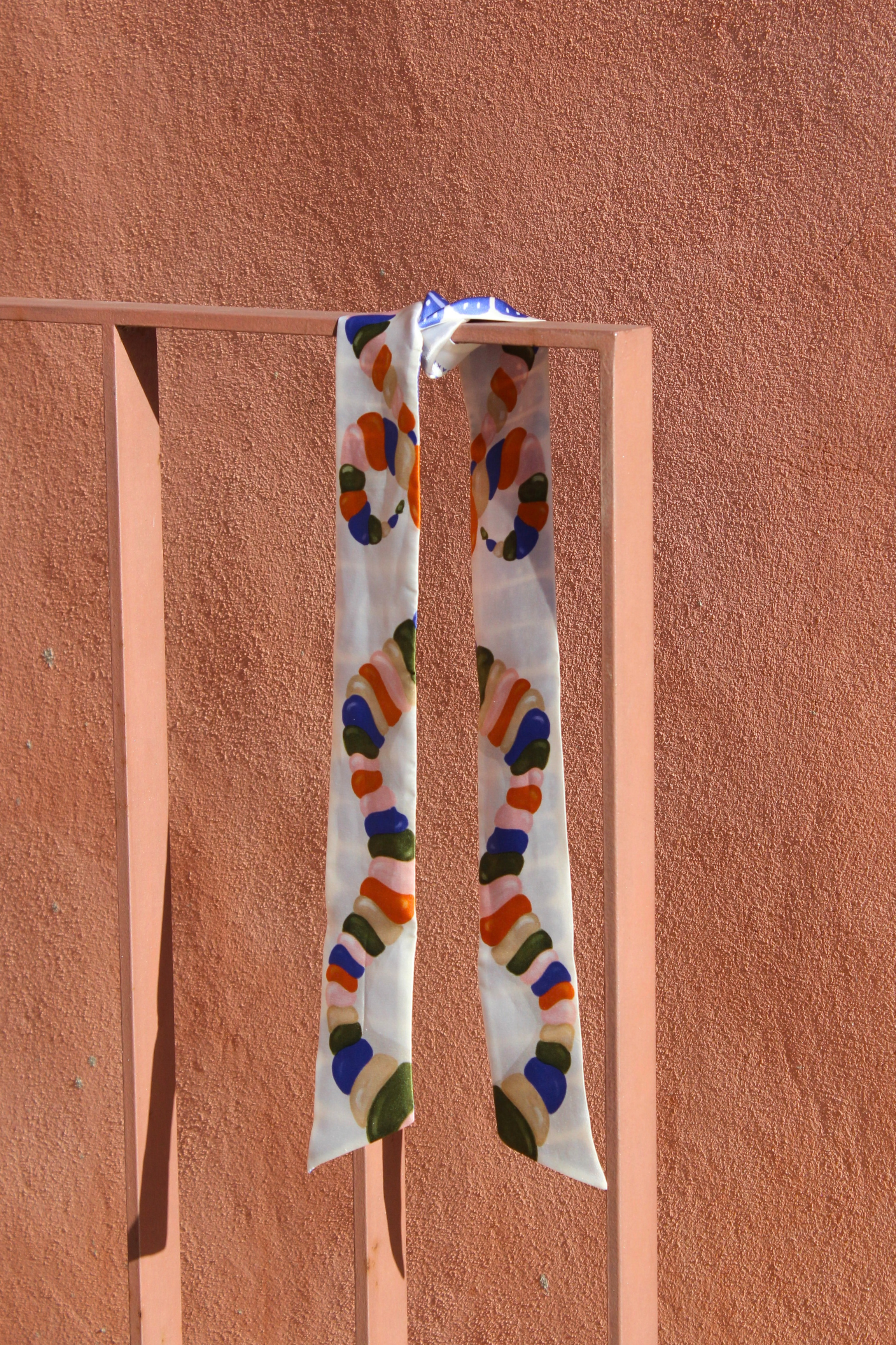 Seidenband bund gemustert Damen Accessoire