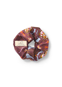 Seidenscrunchie ALINA KLEMM Burgunder Scrunchie