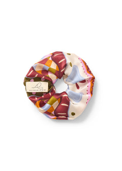 Seidenscrunchie ALINA KLEMM kariert Scrunchie
