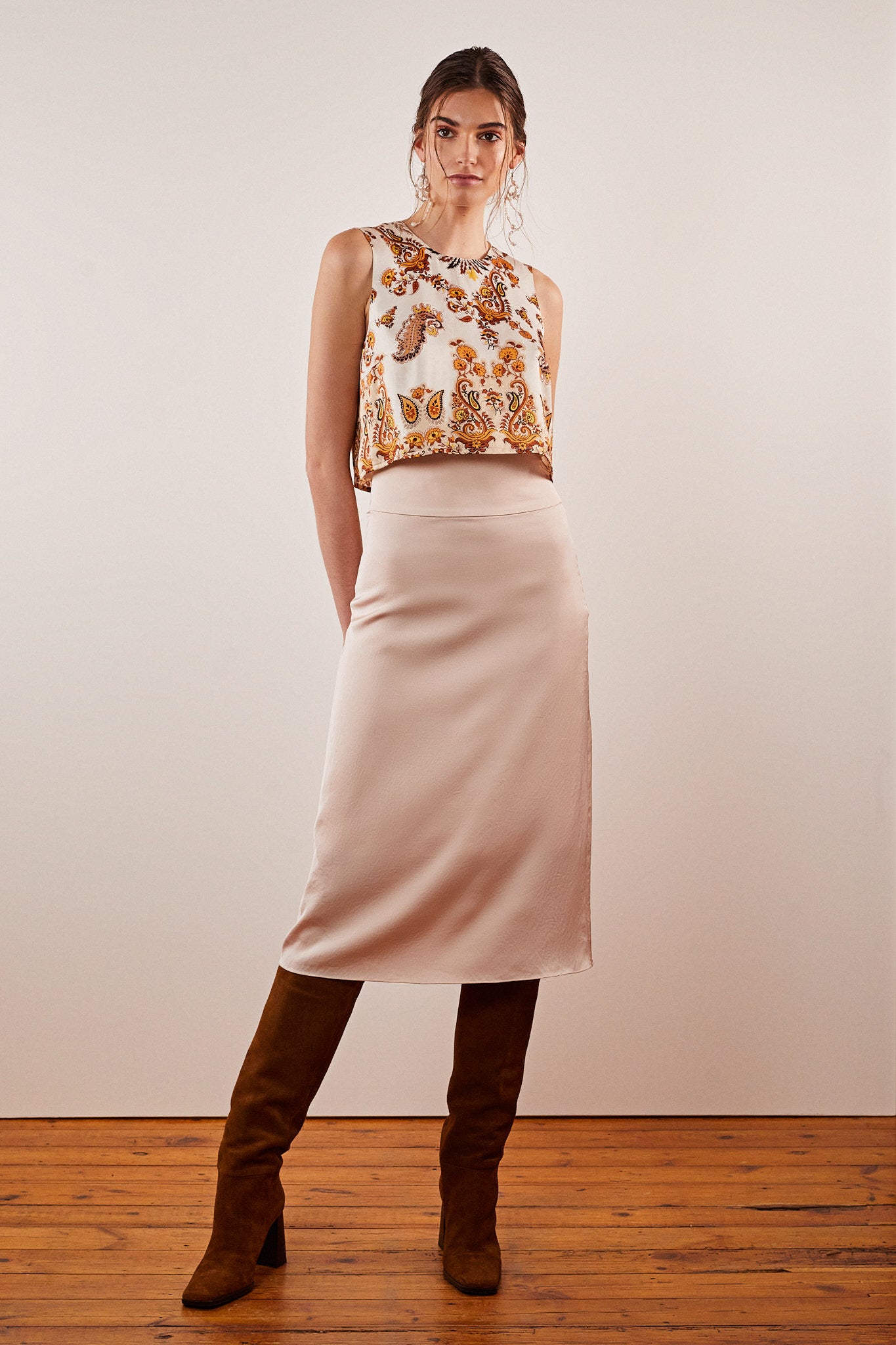 Croptop-wild-paisley Alina Klemm Top Damen