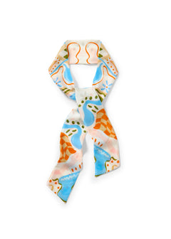 Seidenband Seide Seidenaccessoire ALINA KLEMM creme